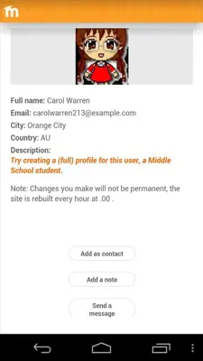 Moodle Mobile android App screenshot 2